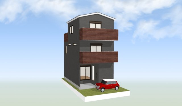 木造3階建て