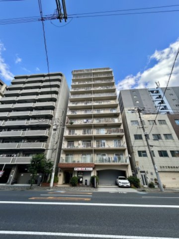 【外観】　1982年築総戸数72戸♪　西長堀駅徒歩4分駅近周辺至便なマンションです♪