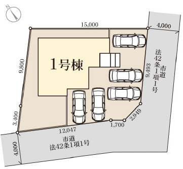 広々敷地で自由な暮らし。駐車も快適に、日常がワンランク上に。