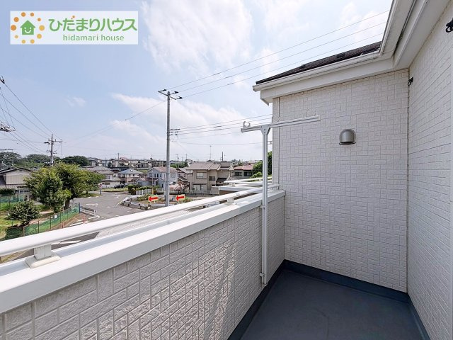 主寝室のバルコニーのほか、別室もバルコニーがあり、2面バルコニーとなります。