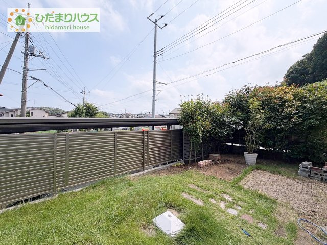 広々したお庭です。