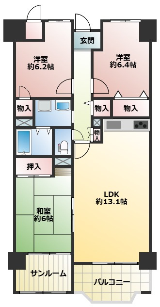 間取り：328000611493