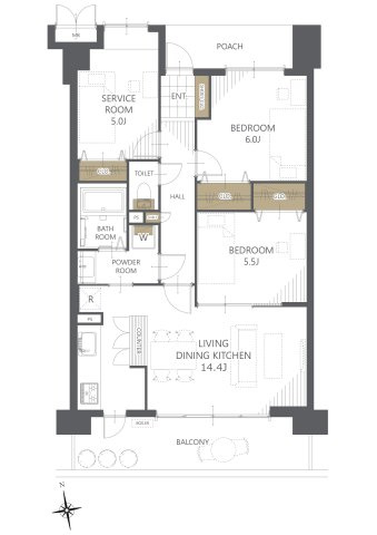 間取り：307000077082