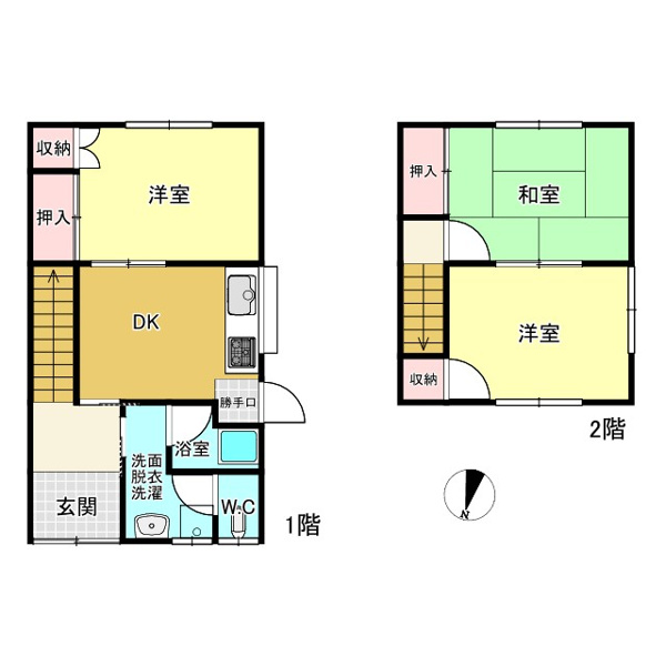 【戸建　高山市松之木町　150万の間取り】