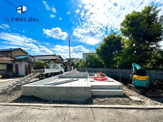 8月中基礎建築中のお写真です♪