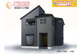  新築分譲　郡山市横塚6丁目H　限定１棟 モデルハウスご案内致します の外観