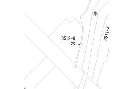  詫間町詫間 台形の売土地の外観