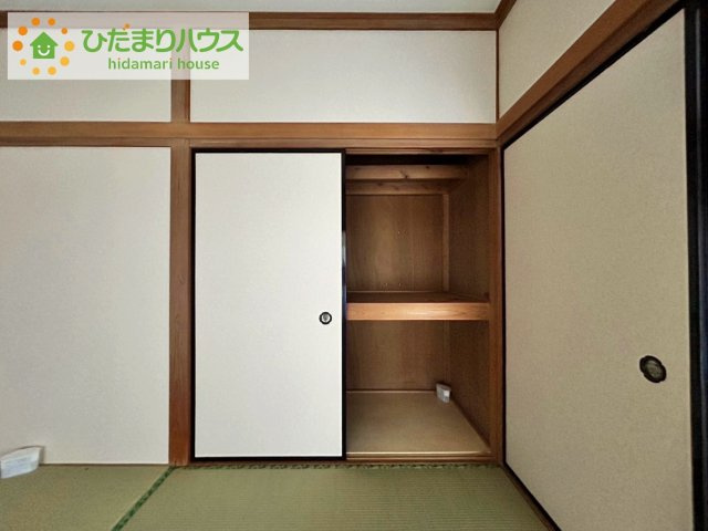 和室にも大容量のクローゼット完備！　お布団やお子様のおもちゃなどがスッキリ収納できますね(^^♪