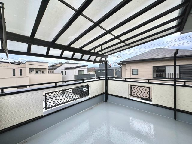 アウトドアチェアを置いて、癒しの空間としても使えます