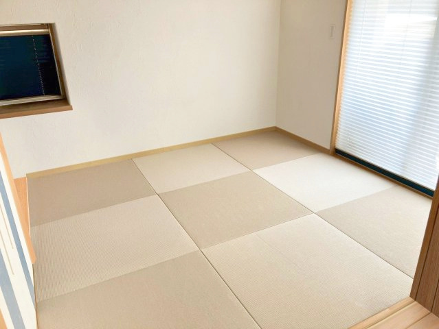和モダンな雰囲気が魅力の琉球畳！　客間やくつろぎスペースなど、多目的に利用できます！