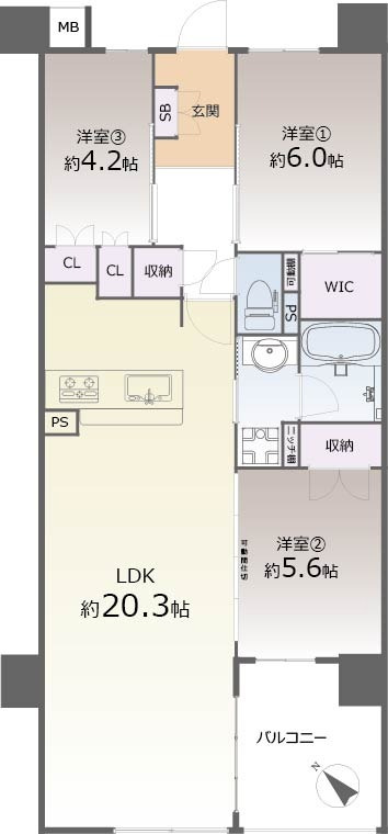 間取り：326000235874