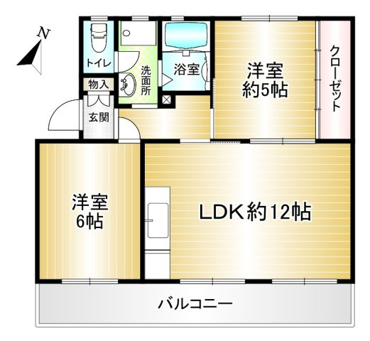 全室ペアガラスへ交換済み、角部屋、バルコニーが南に面し、陽当り・眺望良好のお部屋です