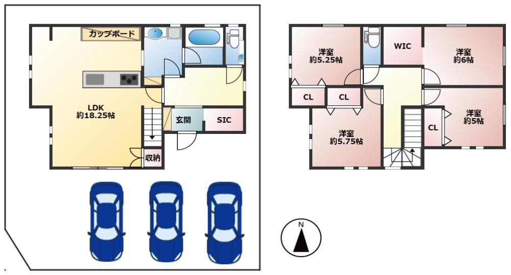3180万円、4LDK+S（納戸）、土地面積165.02平米、建物面積107.64平米　■駐車3台可♪■即入居可能物件♪