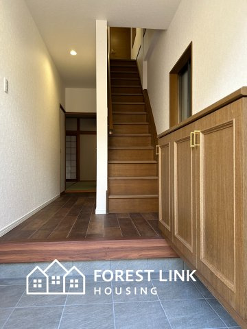 開放感のある玄関です。