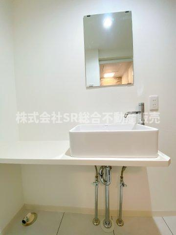 シンプルで使いやすい洗面台です！