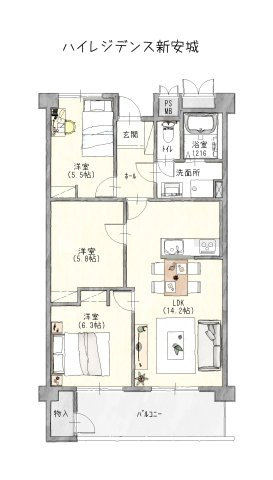 間取り：323000561537
