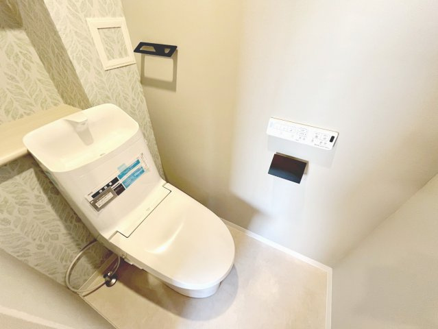 清潔感のあるトイレです