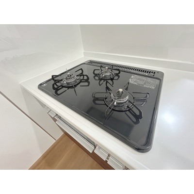 三口コンロでお料理も捗りますね♪