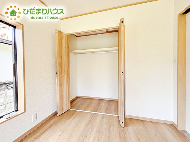 クローゼットタイプの収納は荷物がどこにあるかすぐに見つかります！