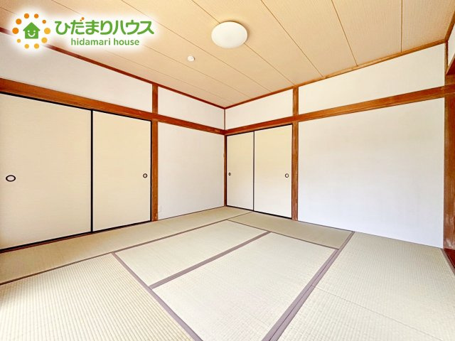 赤ちゃんスペースや客間など、多彩な用途で使用できる和室☆