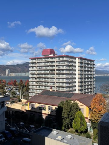 青い空が広がる開放的です