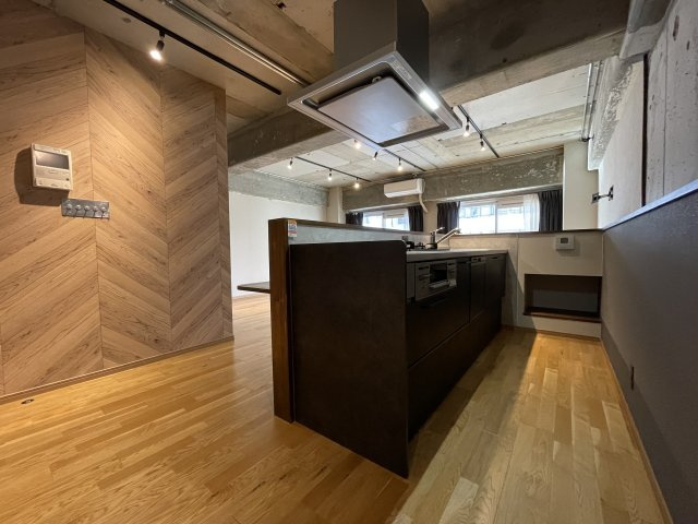 お手入れも簡単にできるなど、毎日を楽しくするキッチンスペースに仕上げました　　