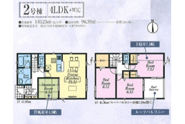 富士見市諏訪第7　全4棟　2号棟の間取り
