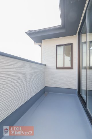 【Erde真岡市下高間木2期　2号棟のバルコニー】