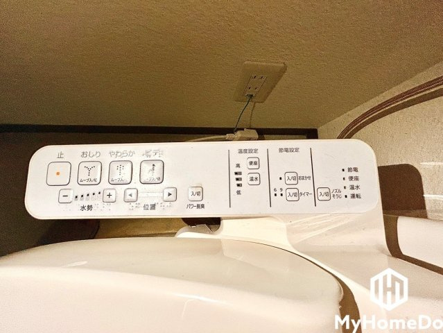 温水洗浄便座付で快適にお使いいただけます
