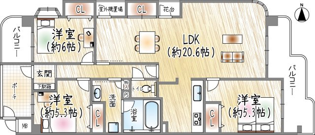 間取り：328000618174