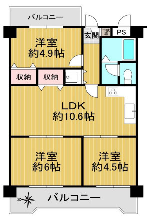 間取り：328000621432