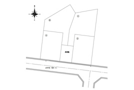 東山形二丁目分譲地の外観
