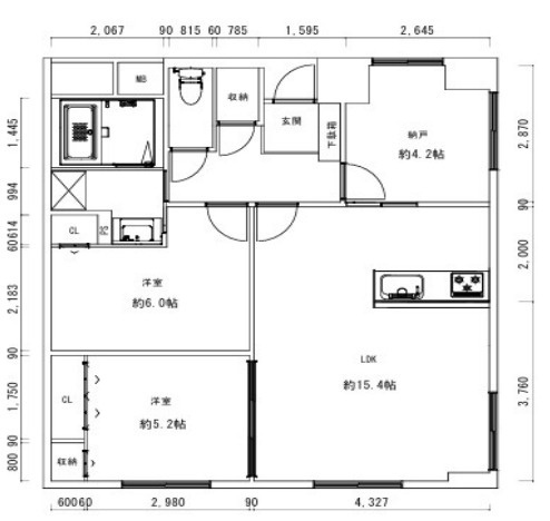 間取り：328000621377