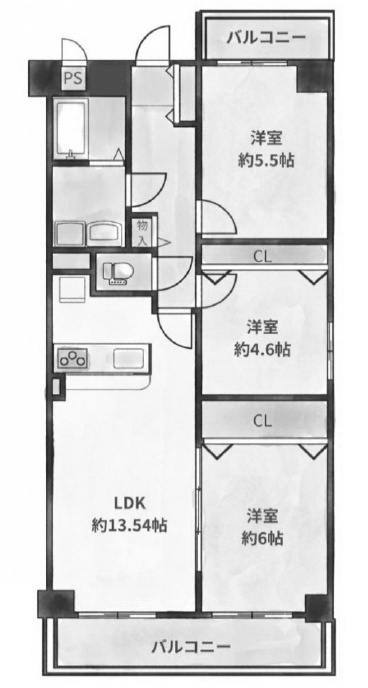 間取り：326000269153