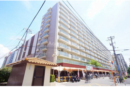 メガロコープ平野1号棟の外観