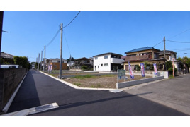 ソシアガーデン南荻島　全5区画のA区画　建築条件付き土地の外観