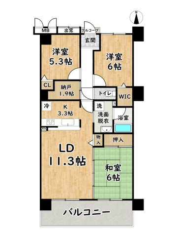 間取り：328000662308