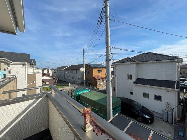 住宅街を見渡せる開放的な眺望