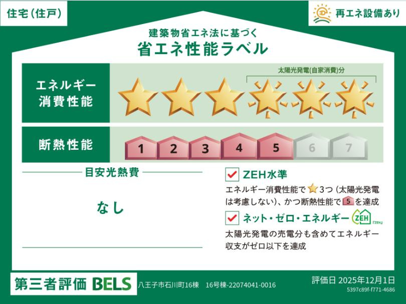～省エネ性能住宅認定物件～