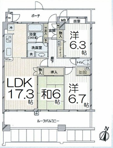 間取り：312001273032
