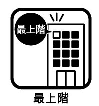 最上階です
