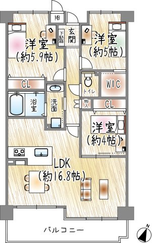 間取り：327001654185