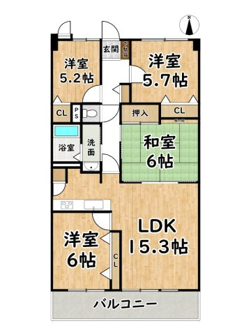 間取り：328000615350