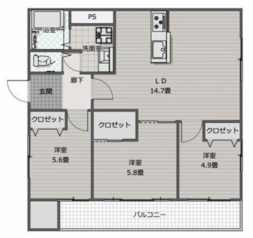 間取り：328000661573