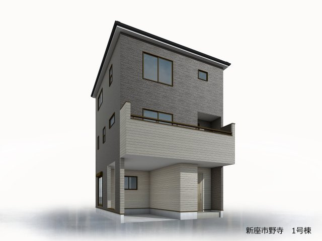 新座市野寺4丁目　新築戸建　全1棟　1号棟　外観パース