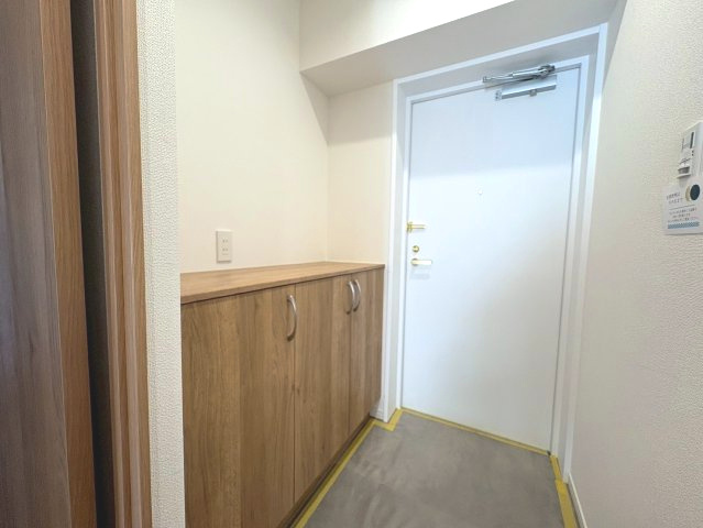 玄関は収納スペースもしっかり確保　いつもきれいな玄関を保つことができます。