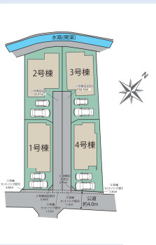 区画図です。3号棟