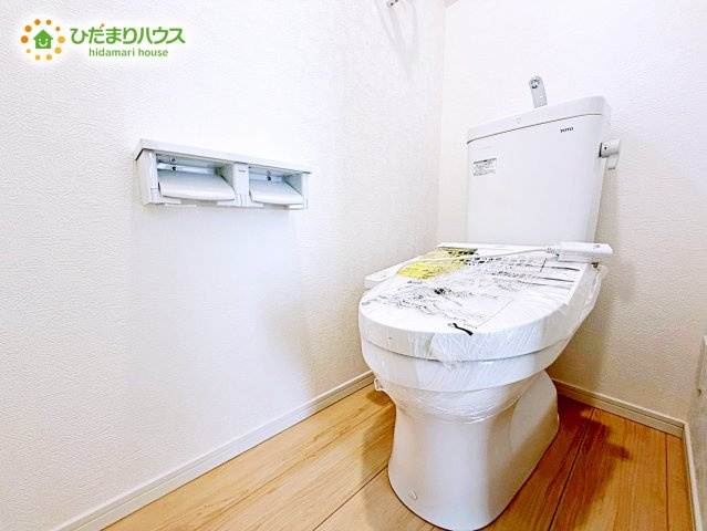 1・2階にトイレあるため、同時に利用でき混雑を避けられますね