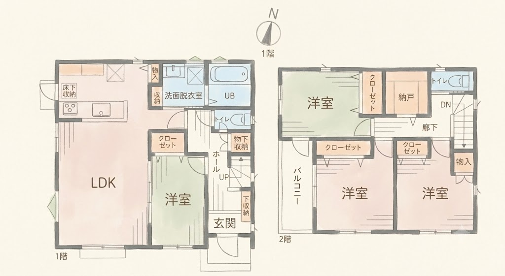 C号棟　間取り図