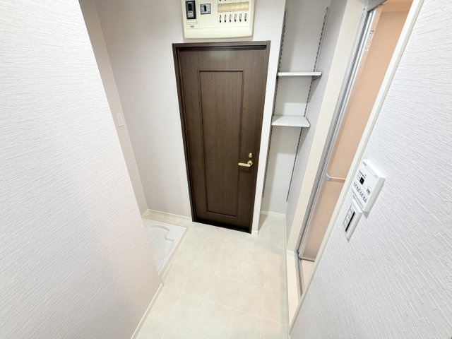 ゆとりある脱衣所
